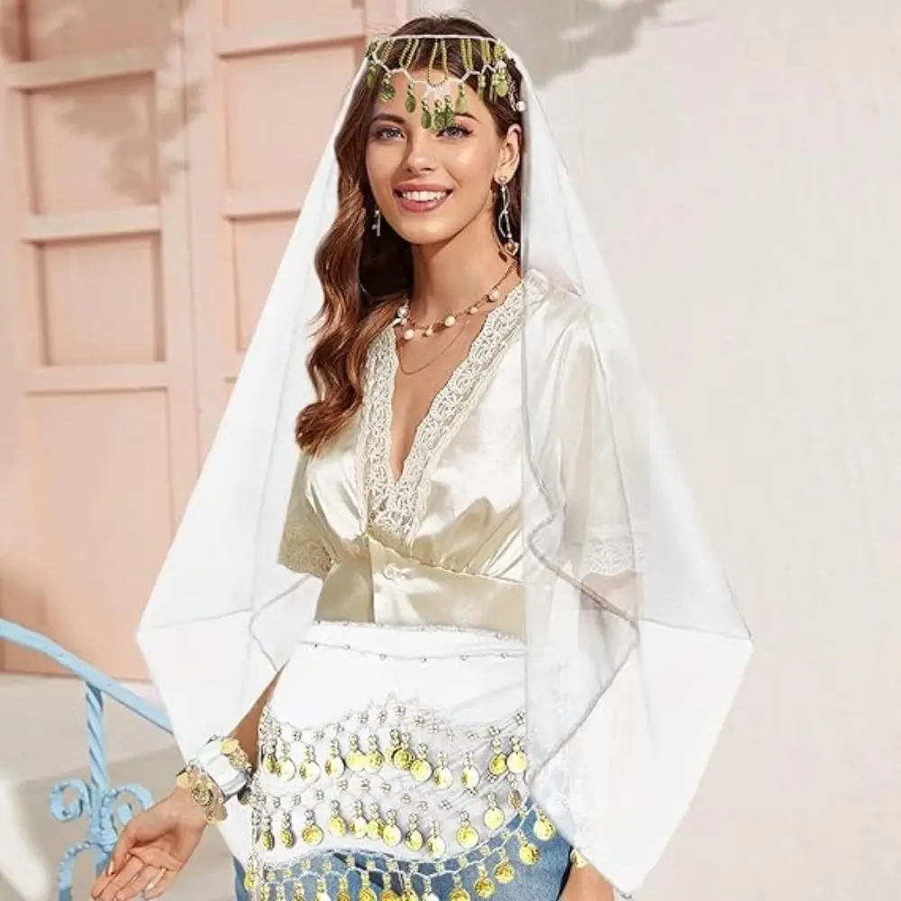 Detachable Headpiece Women's Belly Dance Outfits Veil Accessories Coin Wrist Bracelets Belly Dancer Outfit Bracelet Cuffs
Detachable Headpiece Women's Belly Dance Outfits Veil Accessories Coin Wrist Bracelets Belly Dancer Outfit Bracelet Cuffs