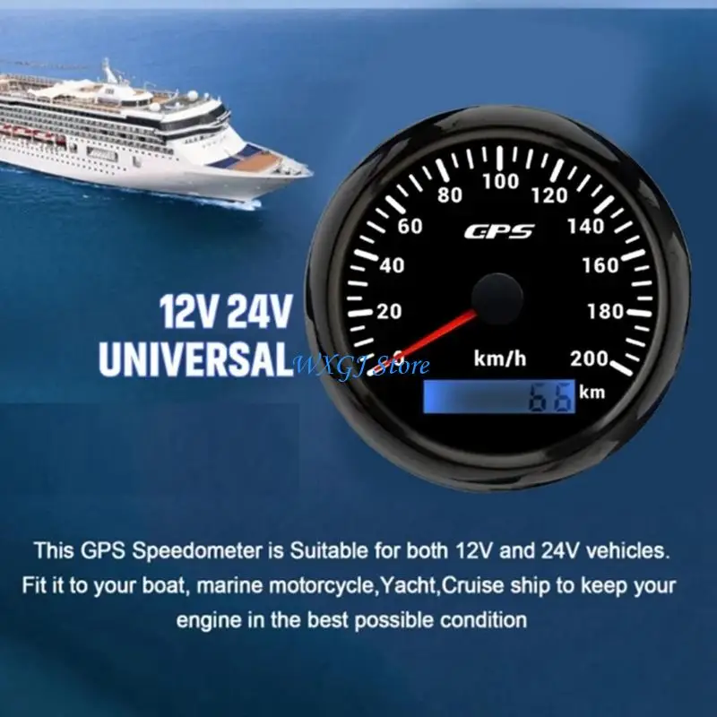 37JE Marine Grade Speed Gauge 200km/h Odometer For Cars Trucks Boats Watercraft Use
37JE Marine Grade Speed Gauge 200km/h Odometer For Cars Trucks Boats Watercraft Use