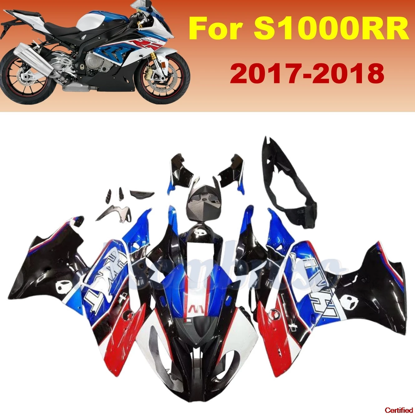 S1000RR 2017 2018 Injection Fairing kit for BMW s1000 rr 17 18 S1000 Complete Motorcycle Bodywork Fairings
S1000RR 2017 2018 Injection Fairing kit for BMW s1000 rr 17 18 S1000 Complete Motorcycle Bodywork Fairings