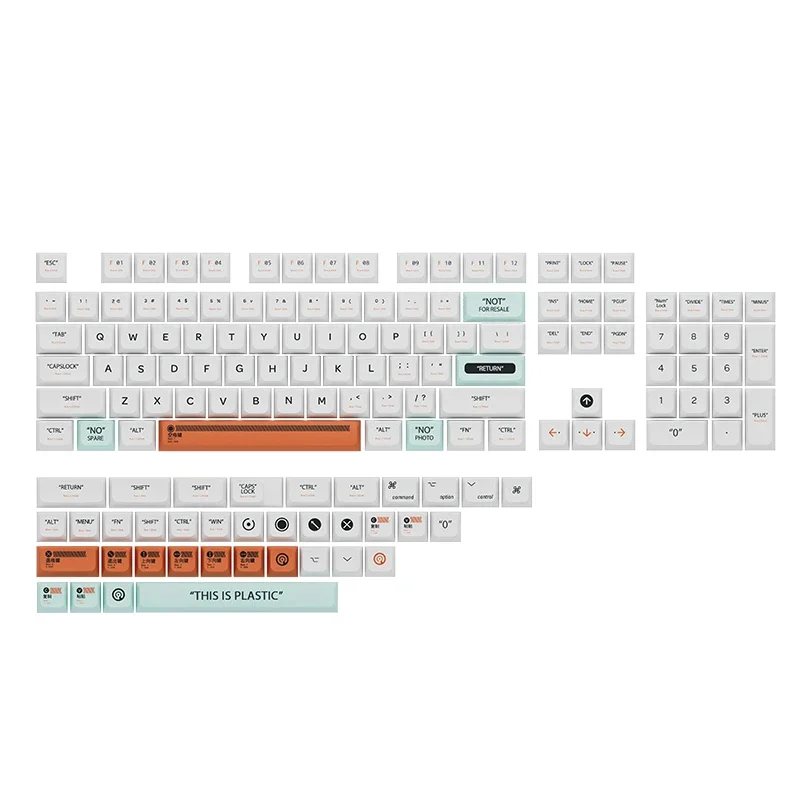 Plastic White Theme Keyboard Keycap XDA Height PBT Keycap Creative 68/75/87/98 Column Keycap
Plastic White Theme Keyboard Keycap XDA Height PBT Keycap Creative 68/75/87/98 Column Keycap