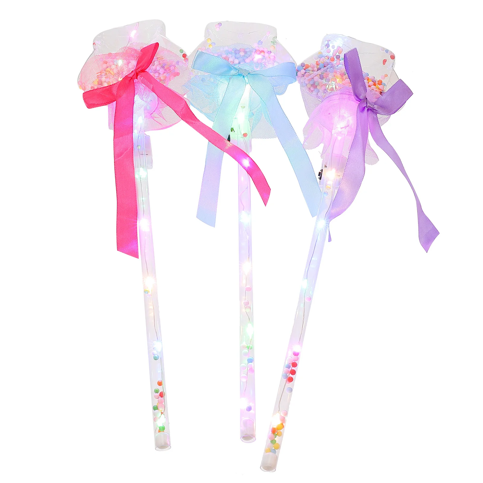 5Pcs Sky Ball Fairy Stick Glowing Wand Dark Toys Plastic Sticks Child Dress Up Birthday Dance Quality
5Pcs Sky Ball Fairy Stick Glowing Wand Dark Toys Plastic Sticks Child Dress Up Birthday Dance Quality