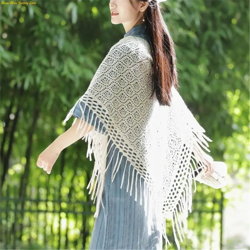 MXME Fashionable Women Crochet Shawl Knitted Shoulder Wrap For Spring Soft And Breathable Neck Wrap For Various Occasion
MXME Fashionable Women Crochet Shawl Knitted Shoulder Wrap For Spring Soft And Breathable Neck Wrap For Various Occasion