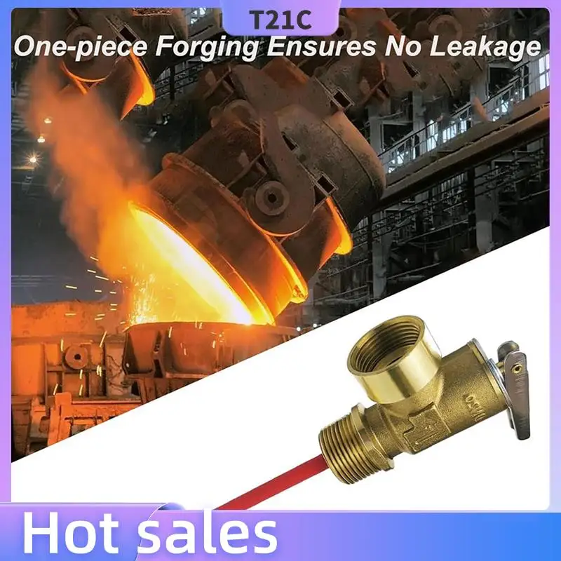 T21C 3X RV Automatic Safety Relief Valve 3/4Inch NPT For Hot Water Heater Temperature Pressure Relief Valve 150PSI
T21C 3X RV Automatic Safety Relief Valve 3/4Inch NPT For Hot Water Heater Temperature Pressure Relief Valve 150PSI