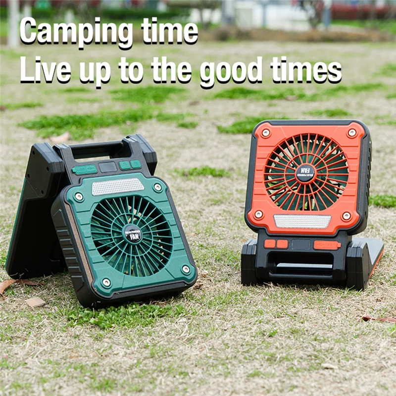 ABJN-Solar 20000Mah Electric Fan With Led Lights For Tents, Car Camping Hooks And Usb&Solar Charging For Hiking, Fishing
ABJN-Solar 20000Mah Electric Fan With Led Lights For Tents, Car Camping Hooks And Usb&Solar Charging For Hiking, Fishing