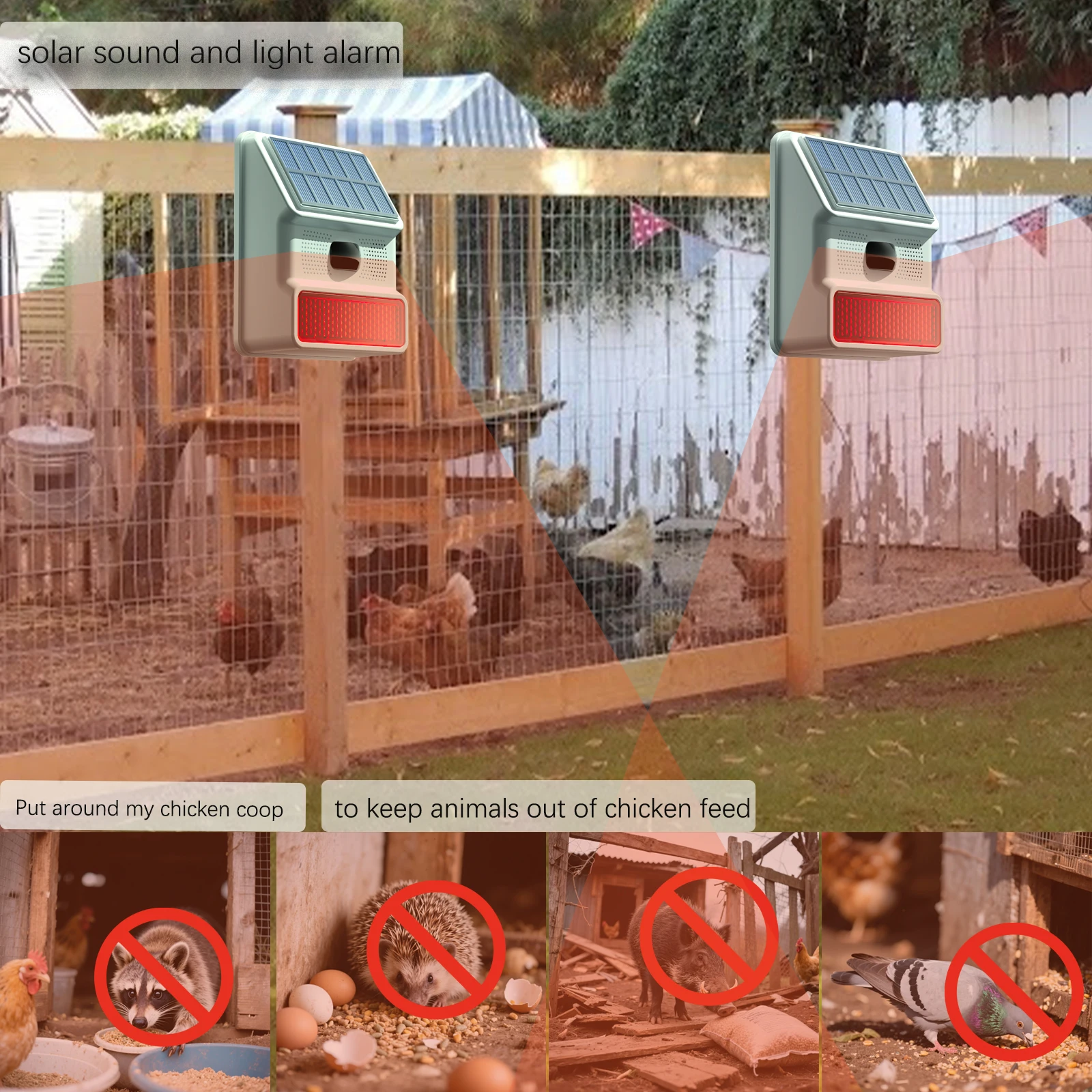 Сирена сигнализации Беспроводная уличная сирена на солнечной энергии Звуковая стробоскопическая светодиодная вспышка IP65 Водонепроницаемая для домашней безопасности, с GSM/Wi-Fi
Сирена сигнализации Беспроводная уличная сирена на солнечной энергии Звуковая стробоскопическая светодиодная вспышка IP65 Водонепроницаемая для домашней безопасности, с GSM/Wi-Fi