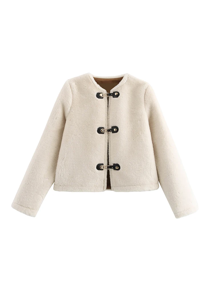 New Women Retro Casual All-In-One Single-Breasted V-Neck Long-Sleeved Short Jacket For Fall/Winter 2024
New Women Retro Casual All-In-One Single-Breasted V-Neck Long-Sleeved Short Jacket For Fall/Winter 2024
