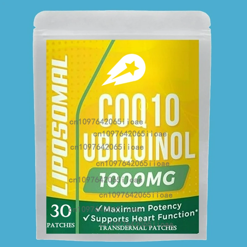 Транзимические патчи CoQ10 Поддержка энергии -30 патчей Поставка на один месяц
Транзимические патчи CoQ10 Поддержка энергии -30 патчей Поставка на один месяц