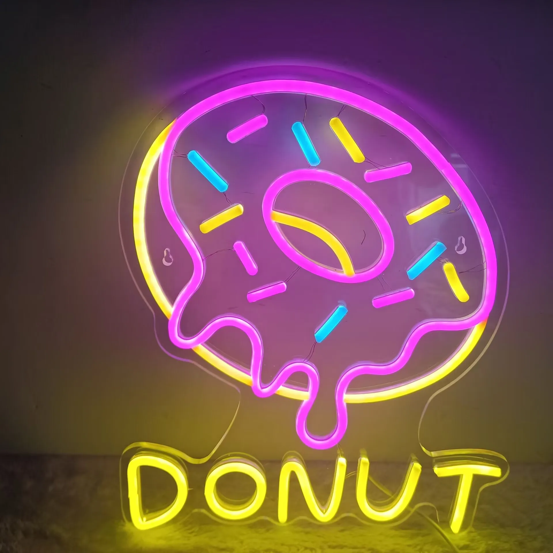Donut Neon Light Sign LED Neon Sign USB Powered Wall Decor for Bedroom Livingroom Club Bar Man Cave Party Gifts for Kid
Donut Neon Light Sign LED Neon Sign USB Powered Wall Decor for Bedroom Livingroom Club Bar Man Cave Party Gifts for Kid