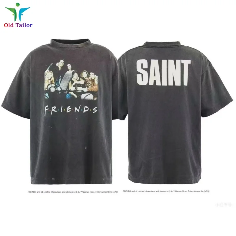 25SS Best Quality SAINT Washed Summer T-shirt Vintage Hip Hop Mens Womens Loose Round Neck Cotton Short Sleeve T-shirt
25SS Best Quality SAINT Washed Summer T-shirt Vintage Hip Hop Mens Womens Loose Round Neck Cotton Short Sleeve T-shirt