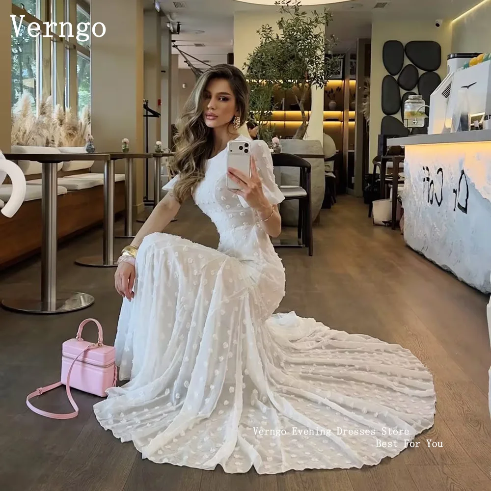 Verngo Luxury Flowers Lace Evening Dress Princess A Line O Neck Maxi Prom Gowns Sweep Train Photo Prom Party Dresses Customized
Verngo Luxury Flowers Lace Evening Dress Princess A Line O Neck Maxi Prom Gowns Sweep Train Photo Prom Party Dresses Customized