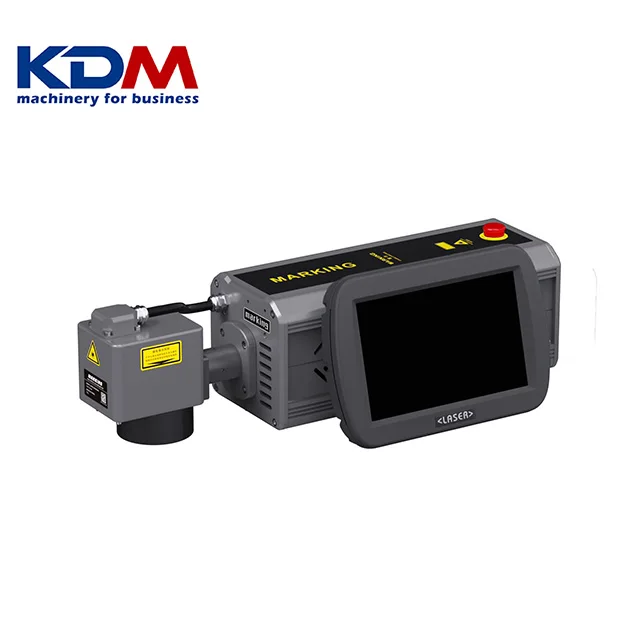 Flying Online Fiber Laser Marking And Engraving Machine For Metal Steel Pipe PVC PE PPR Pipe Code Inkjet Printing