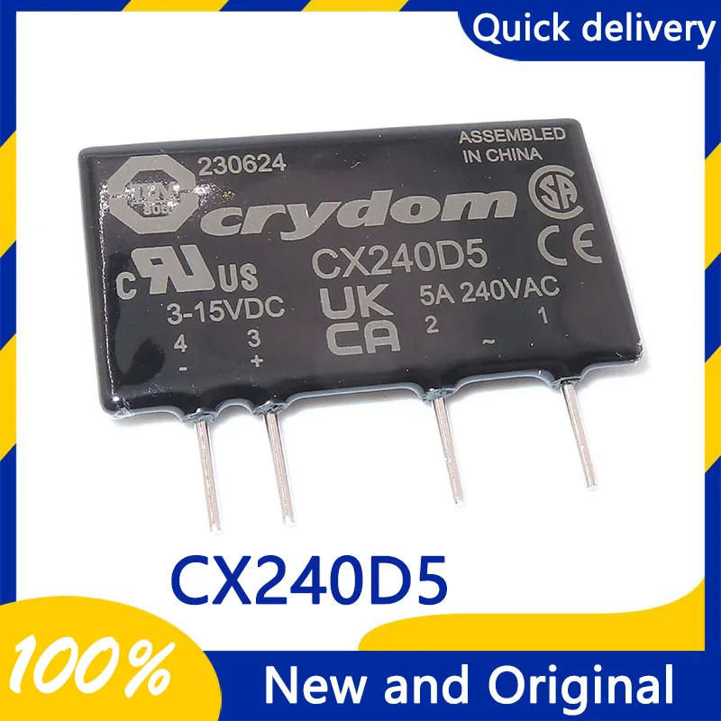 CX240D5 5A SCR Output Of Solid State Relay Electronic Component Integrated Chip Ic New And Original
CX240D5 5A SCR Output Of Solid State Relay Electronic Component Integrated Chip Ic New And Original