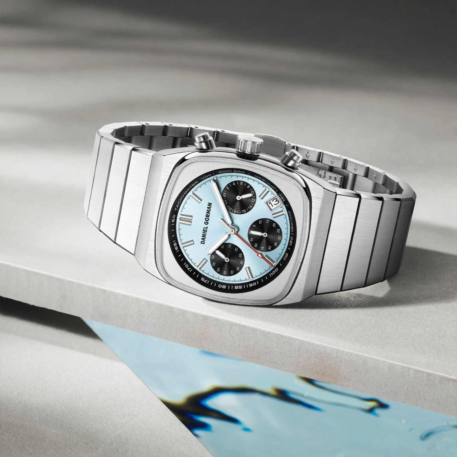 40mm New DANIEL GORMAN Men's Quartz Watches Sapphire Retro Chronograph Stainless Steel Waterproof Watch Men Relogio Masculino
40mm New DANIEL GORMAN Men's Quartz Watches Sapphire Retro Chronograph Stainless Steel Waterproof Watch Men Relogio Masculino