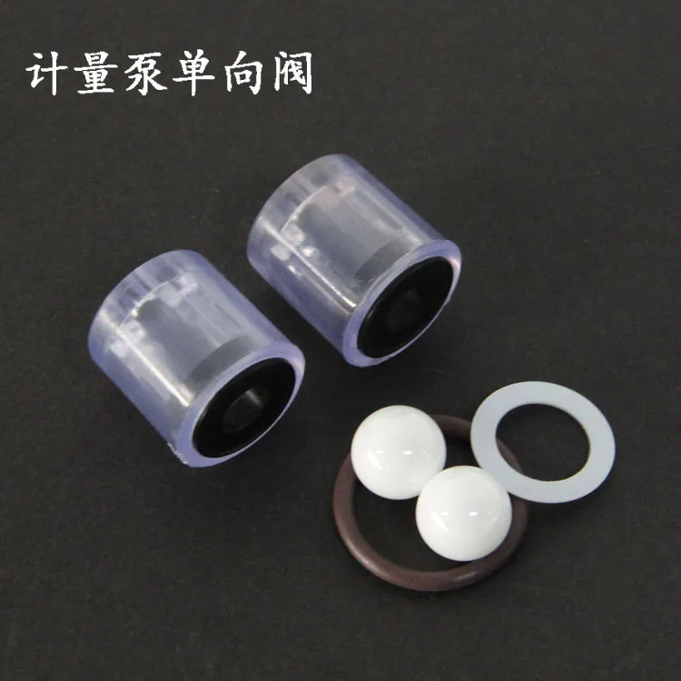 Metering pump check valve, valve kit, valve components, domestic same 4 * 9 8 * 13 PVC plastic material
Metering pump check valve, valve kit, valve components, domestic same 4 * 9 8 * 13 PVC plastic material