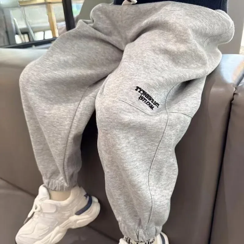 Autumn Kids Casual Sweatpants for Boys Solid Letter Sporty Trousers Spring Thin Ankle Length Harem Pants 3+y Young Child Clothes
Autumn Kids Casual Sweatpants for Boys Solid Letter Sporty Trousers Spring Thin Ankle Length Harem Pants 3+y Young Child Clothes