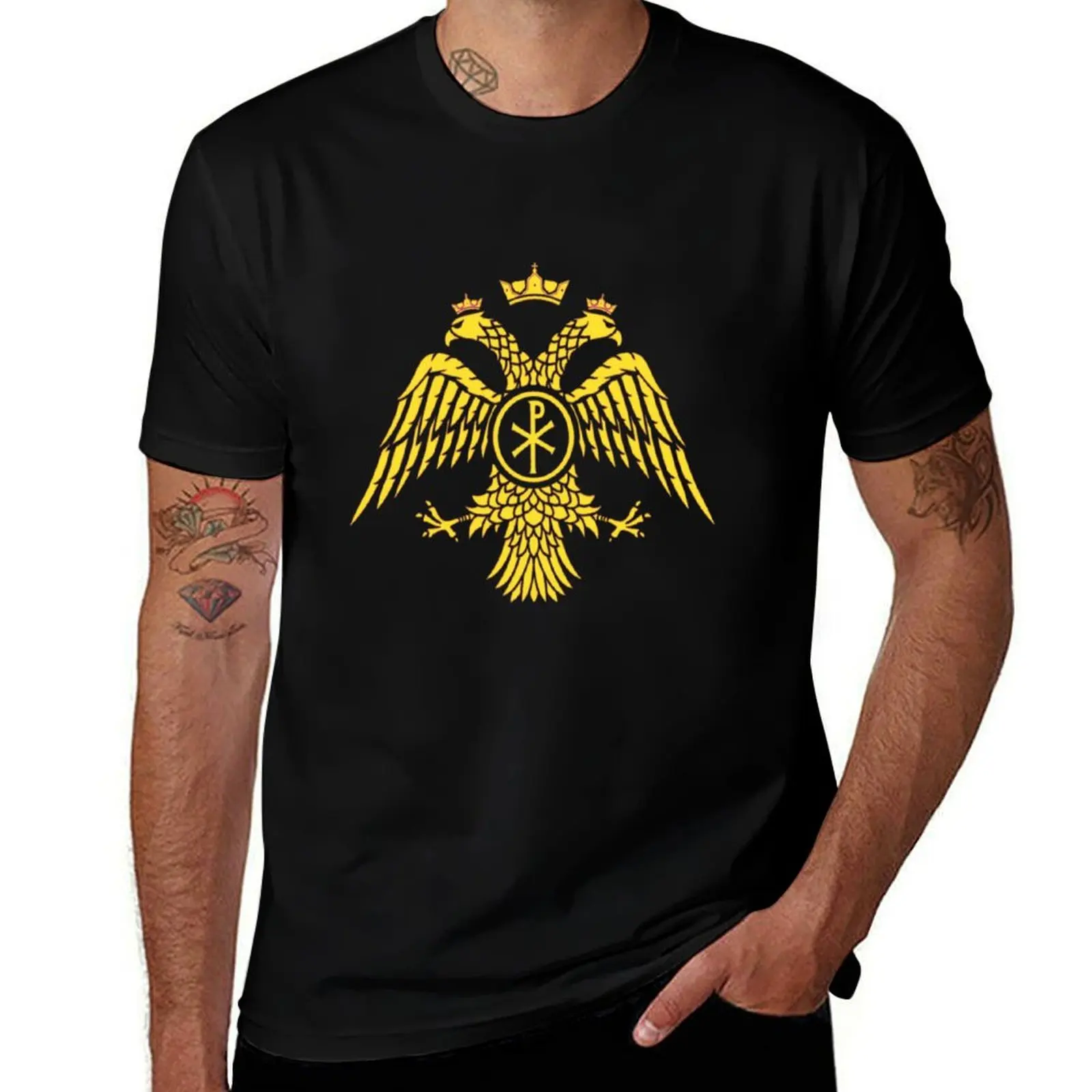 Bestselling Byzantine Eagle Symbol Flag T-Shirt t shirts for man slim fit t shirt man designer T-shirt
Bestselling Byzantine Eagle Symbol Flag T-Shirt t shirts for man slim fit t shirt man designer T-shirt