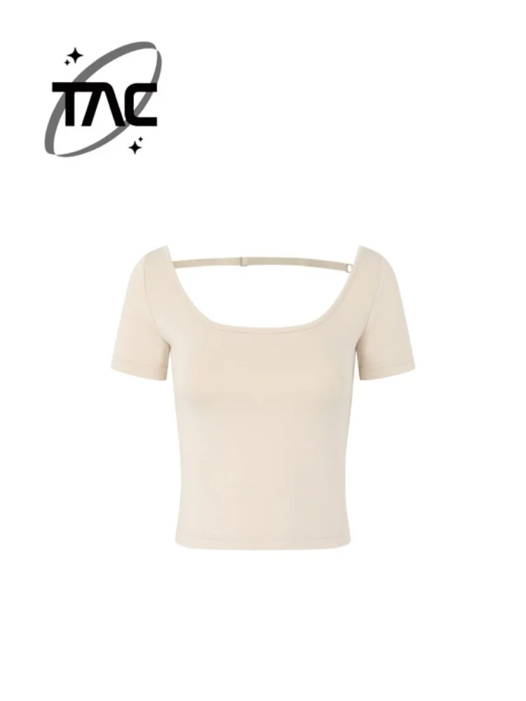 TAC 24SS Women's Slim Fit ort Sve T-irt Air Layer Ba Adjustable Summer New Sle Casual Pure Color Regular Length
TAC 24SS Women's Slim Fit ort Sve T-irt Air Layer Ba Adjustable Summer New Sle Casual Pure Color Regular Length