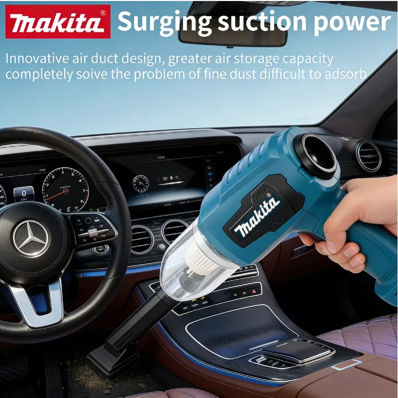 Мини-пылесос Makita для автомобиля, многофункциональный, ручной, перезаряжаемый, для сбора пыли, для аккумулятора 18В
Мини-пылесос Makita для автомобиля, многофункциональный, ручной, перезаряжаемый, для сбора пыли, для аккумулятора 18В