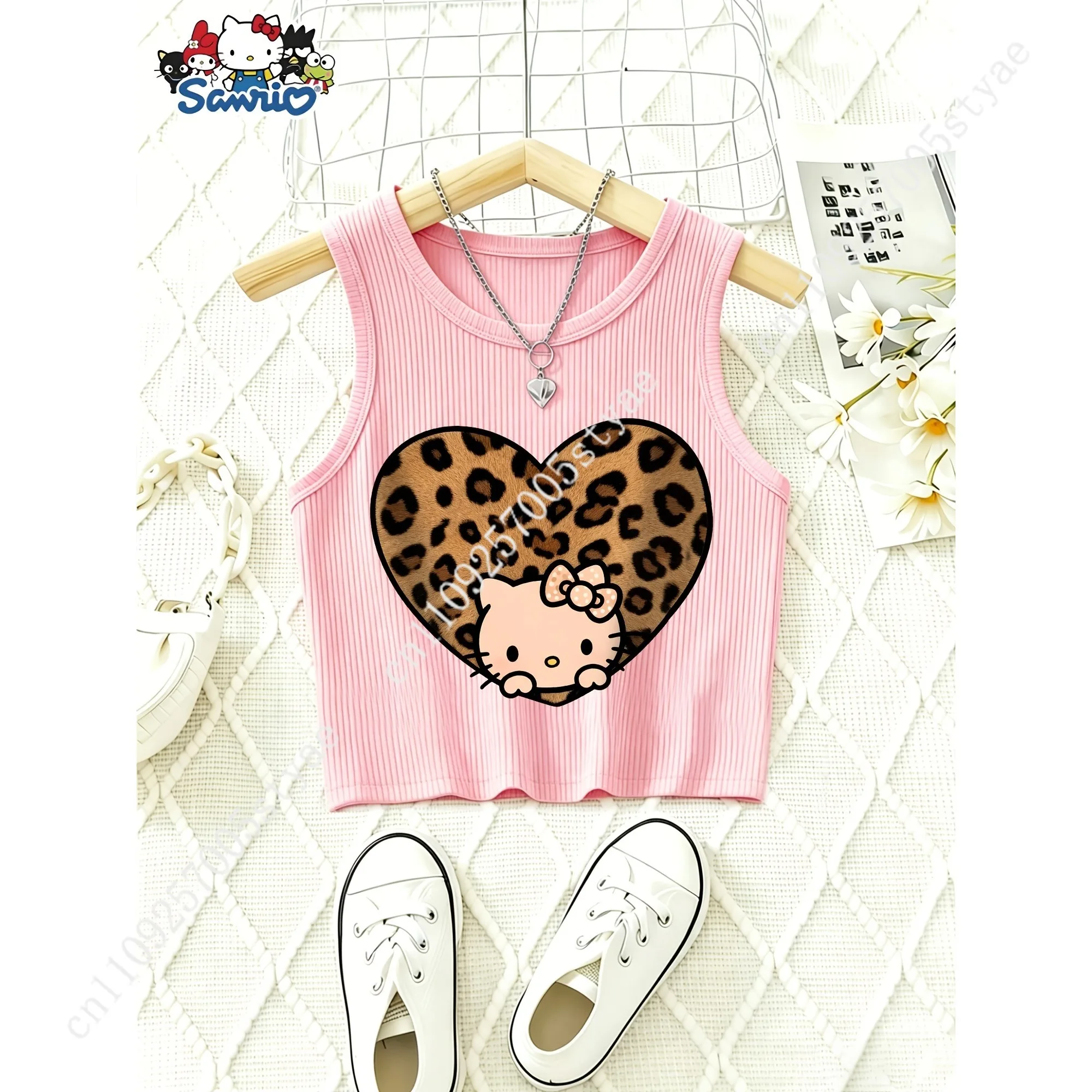 1pc Sanrio Summer New Product Ribbed Vest Suitable for Outdoor Leisure Home Daily Sports and Exercise Summer Girl
1pc Sanrio Summer New Product Ribbed Vest Suitable for Outdoor Leisure Home Daily Sports and Exercise Summer Girl