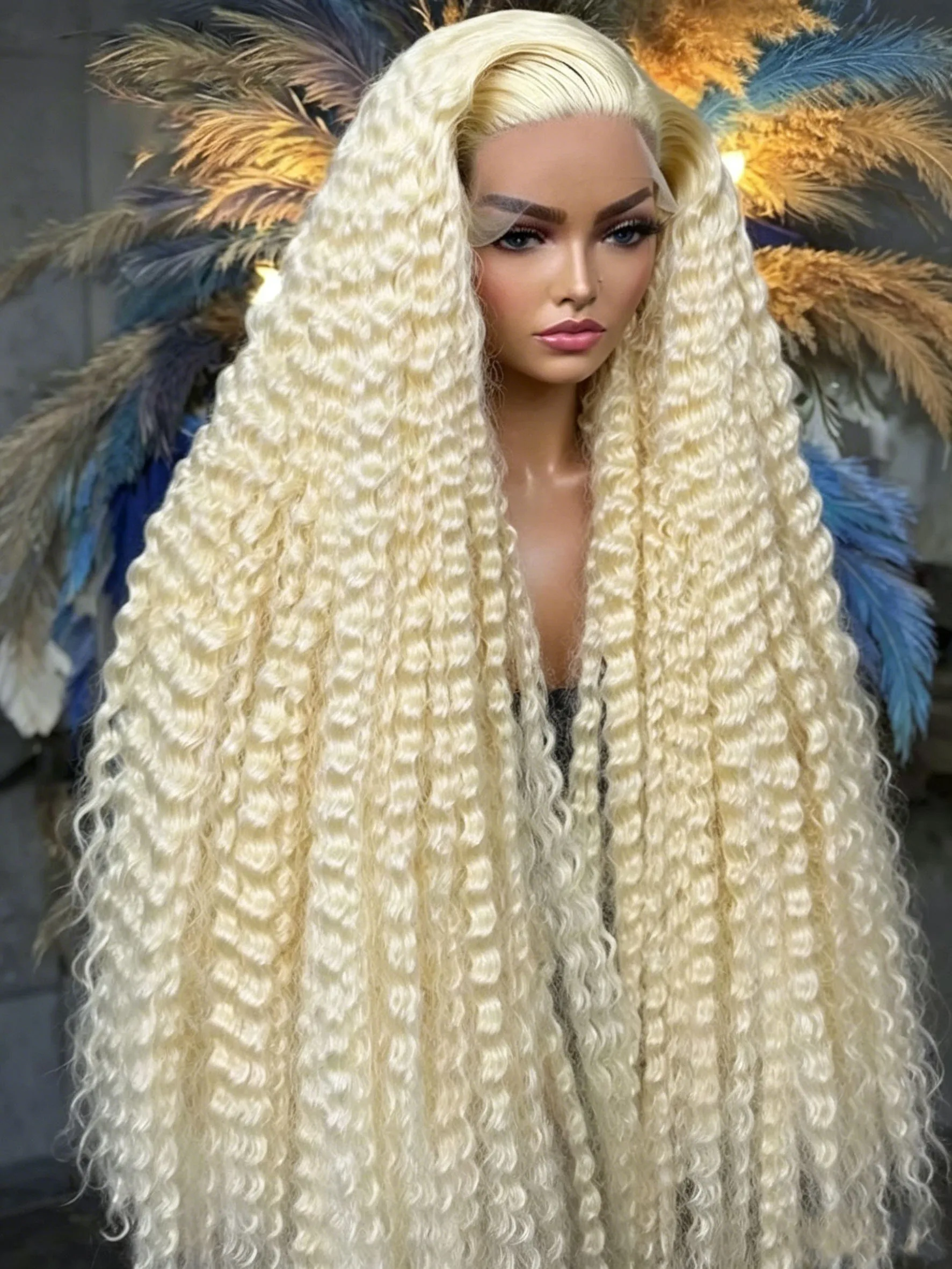 Smilegirl 613 Lace Front Wig Human Hair Deep Wave 28 Inch 13x4 HD Lace Front Wigs Deep Wave 250% Density Curly Honey Blonde Frontal Wig
Smilegirl 613 Lace Front Wig Human Hair Deep Wave 28 Inch 13x4 HD Lace Front Wigs Deep Wave 250% Density Curly Honey Blonde Frontal Wig