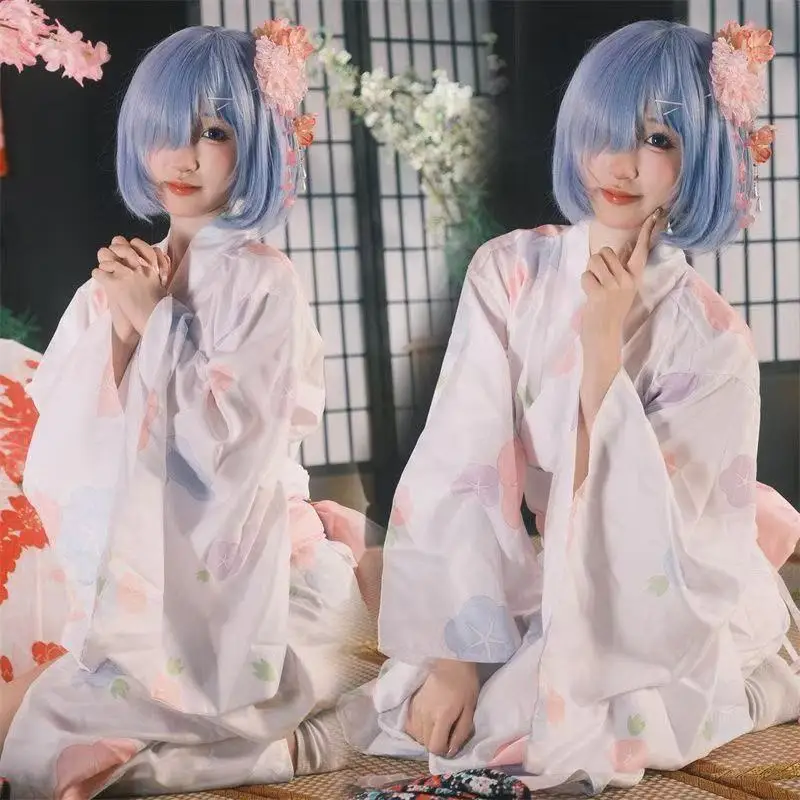 Anime Kimono Girls Traditional Japanese Clothing Summer Beach Party Yukata Asian Pacific Costume Halloween Cosplay White Kimonos
Anime Kimono Girls Traditional Japanese Clothing Summer Beach Party Yukata Asian Pacific Costume Halloween Cosplay White Kimonos
