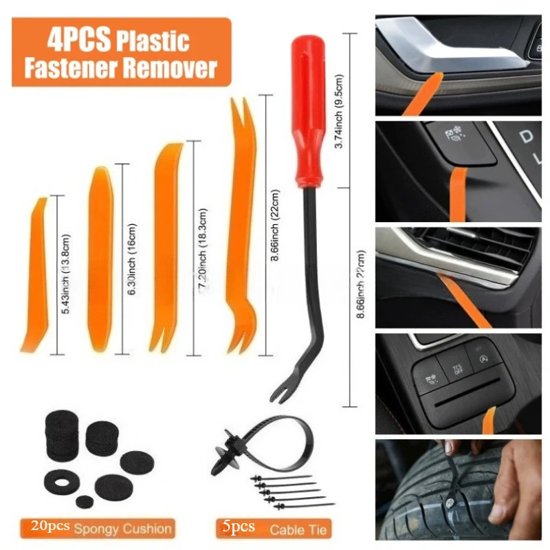 135Pcs-100pcs Car Plastic Retainer Clips Set Auto Fender Push Pin Rivet Door Trim Panel Retainer Car Bumper Fasteners Clips Tool
135Pcs-100pcs Car Plastic Retainer Clips Set Auto Fender Push Pin Rivet Door Trim Panel Retainer Car Bumper Fasteners Clips Tool