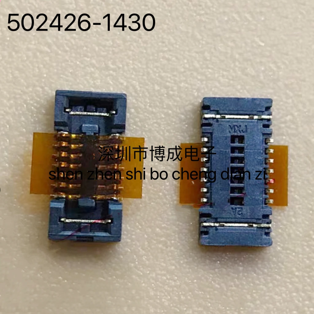 10pcs/lot 502426 -1430 05024261430 0.4mm pitch, 14 pins, SlimStack board-to-board receptacle, original in stock
10pcs/lot 502426 -1430 05024261430 0.4mm pitch, 14 pins, SlimStack board-to-board receptacle, original in stock