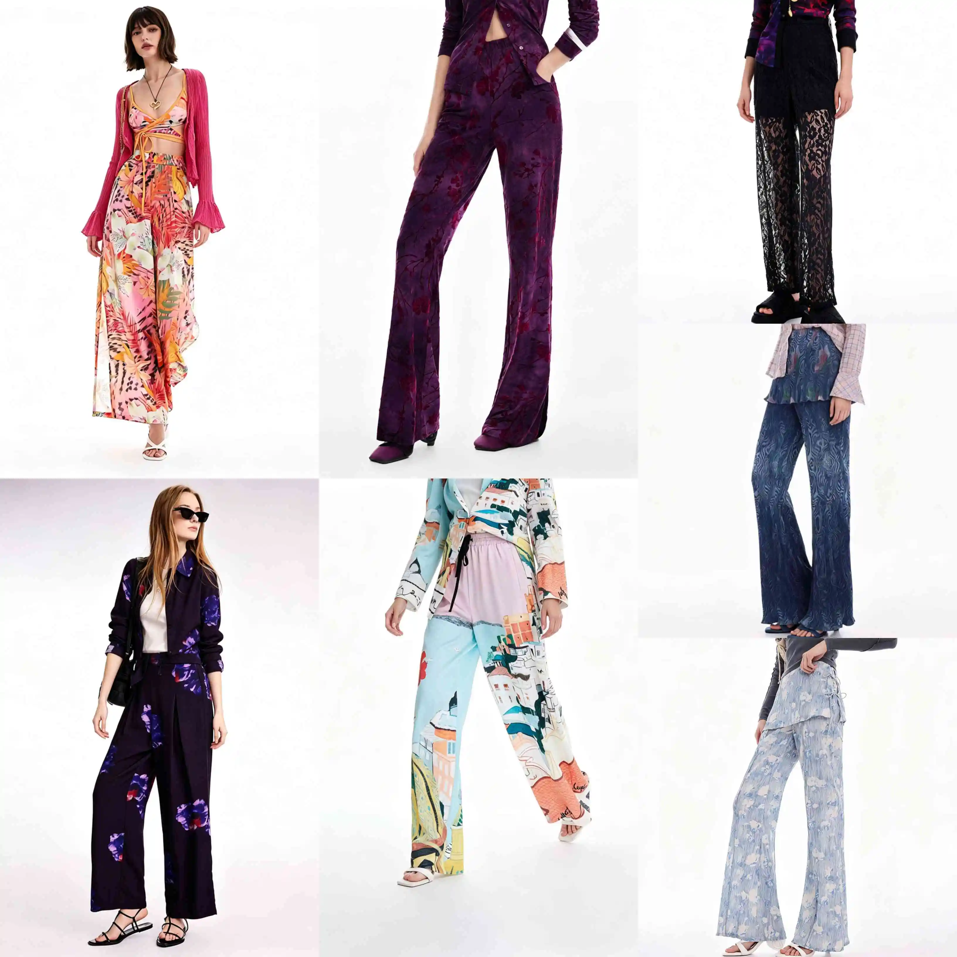 2026 European and American Spain Original Single Women's Casual Pants High Elasticity Embroidered Printed Loose Pants
2026 European and American Spain Original Single Women's Casual Pants High Elasticity Embroidered Printed Loose Pants