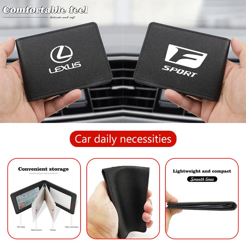 High-end Leather Car Driver License Card Holder ID Credit Case For Lexus F SPORT LBX NX RX 350h 450h ES UX 300e GS GX IS LS LX
High-end Leather Car Driver License Card Holder ID Credit Case For Lexus F SPORT LBX NX RX 350h 450h ES UX 300e GS GX IS LS LX