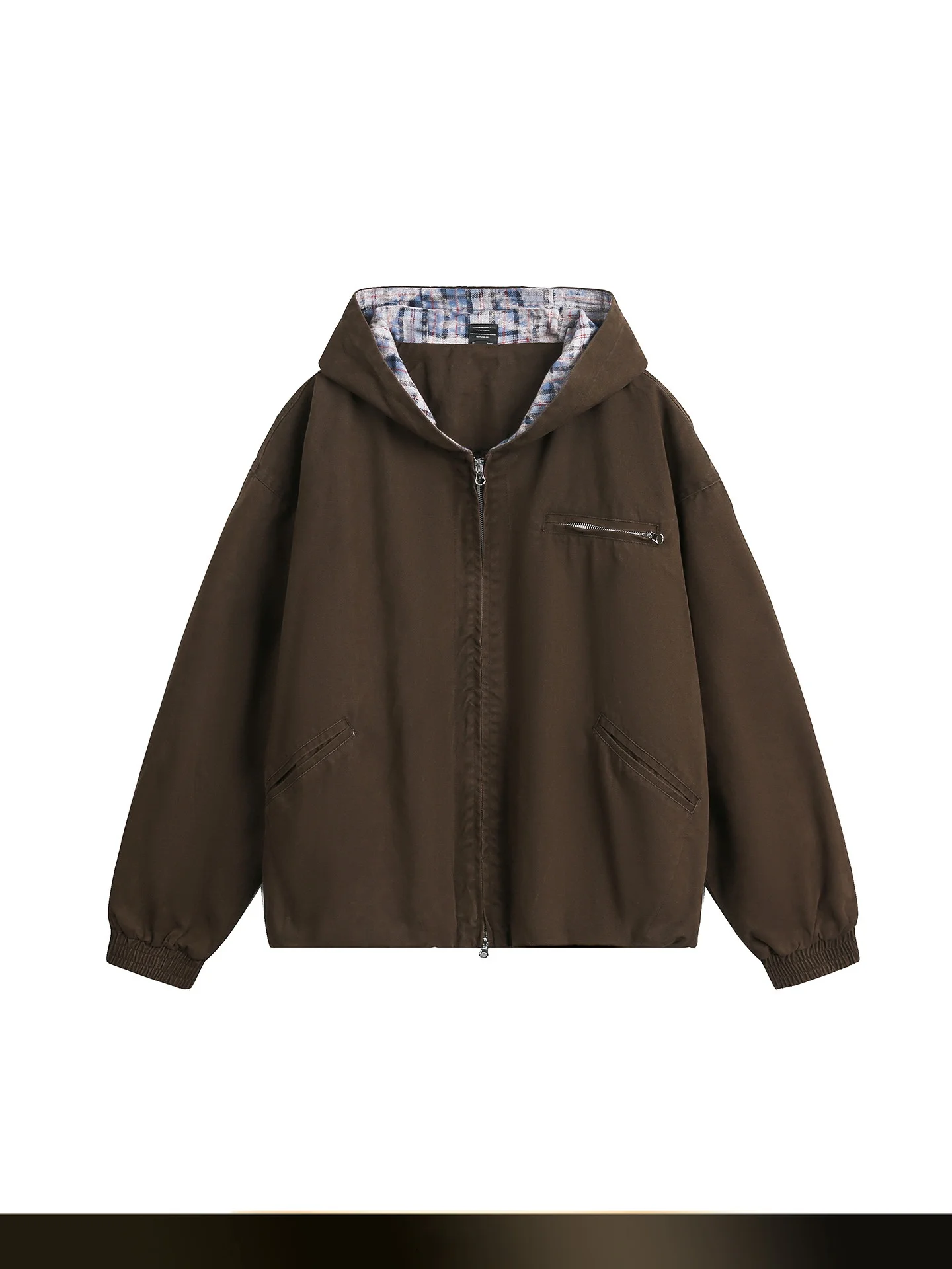 American Retro Canvas Plaid Hooded Jaet Men's ort Sle Workwear Coat Autumn Season Multi-ket Youth Faion Windproof
American Retro Canvas Plaid Hooded Jaet Men's ort Sle Workwear Coat Autumn Season Multi-ket Youth Faion Windproof