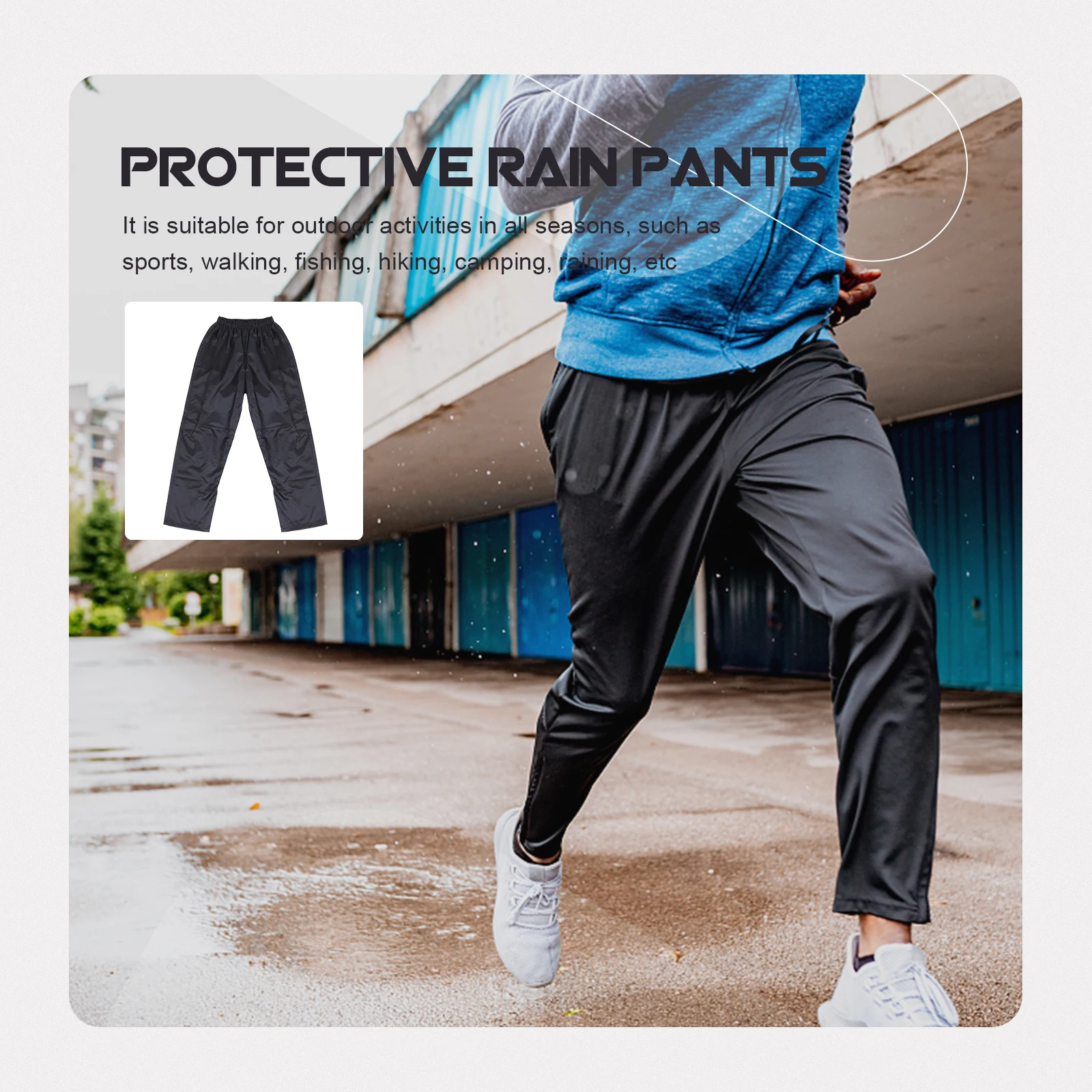 Waterproof Rain Pants for Adults Durable Hiking Cycling Camping Outdoor Wear-Resistant Lightweight Portable Protective Pants
Waterproof Rain Pants for Adults Durable Hiking Cycling Camping Outdoor Wear-Resistant Lightweight Portable Protective Pants