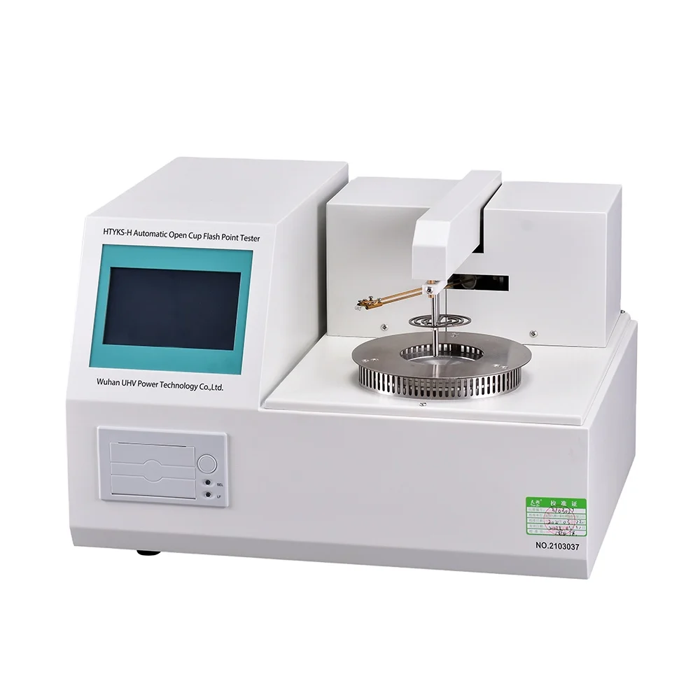 G UHV-655 Open Cup Flash Point Measuring Apparatus Cleveland Open Cup Flash Point test Device Oil Flashpoint Equipment 
G UHV-655 Open Cup Flash Point Measuring Apparatus Cleveland Open Cup Flash Point test Device Oil Flashpoint Equipment