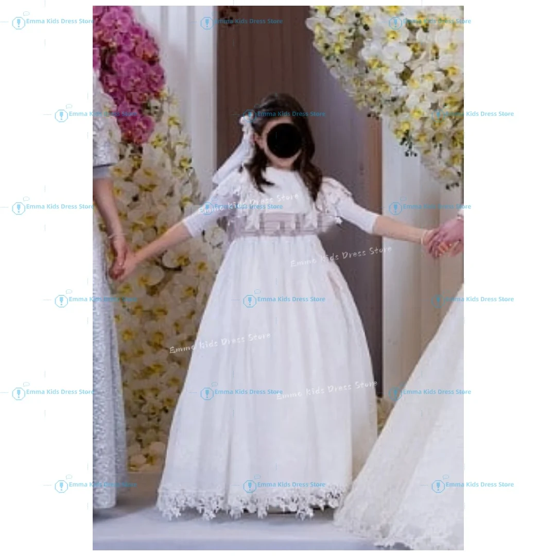 Customized Bridesmaid Ivory Flower Girl Dress For Puffy Milk Lace Tulle Elegant Wedding Infant Ball Kids Birthday Party Gown
Customized Bridesmaid Ivory Flower Girl Dress For Puffy Milk Lace Tulle Elegant Wedding Infant Ball Kids Birthday Party Gown
