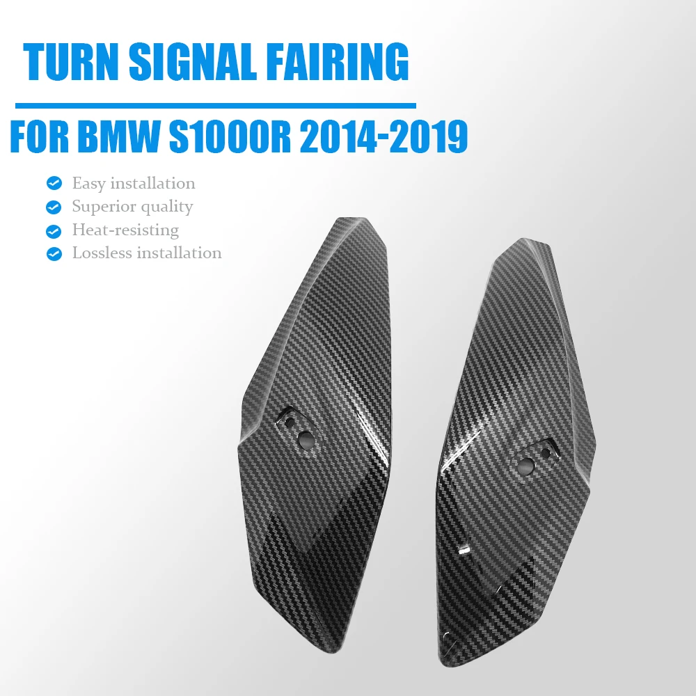 Motorcycle side headlight front turn signal cover fairing fixed wing FOR BMW S1000R 2014-2019 carbon fiber color
Motorcycle side headlight front turn signal cover fairing fixed wing FOR BMW S1000R 2014-2019 carbon fiber color