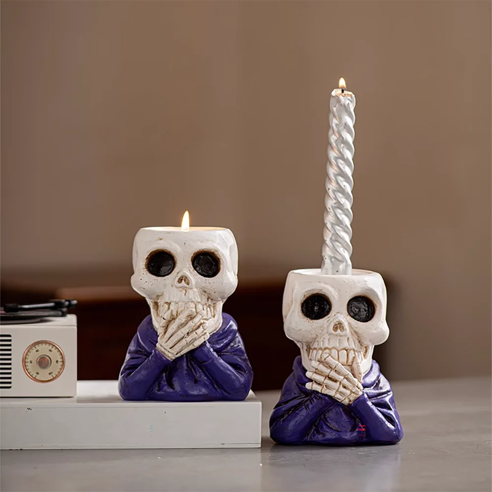 Хэллоуин жуткий подсвечник-у улыбающийся череп силиконовая форма для цементных поделок, страшная ароматическая подставка для свечей DIY Декоративные формы
Хэллоуин жуткий подсвечник-у улыбающийся череп силиконовая форма для цементных поделок, страшная ароматическая подставка для свечей DIY Декоративные формы