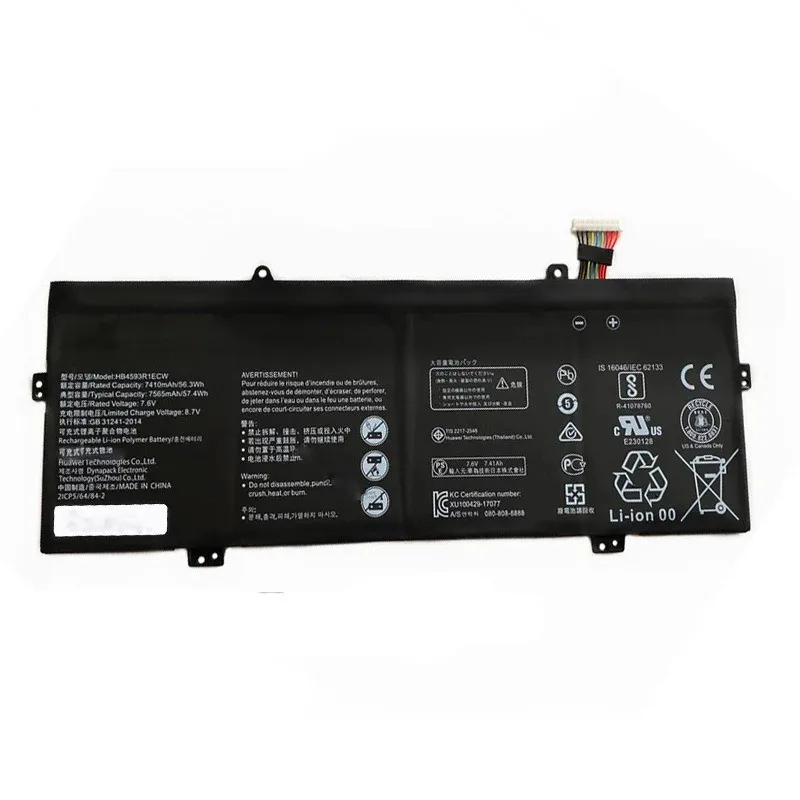 New HB4593R1ECW Battery for Huawei Matebook X Pro i7 MACH-W19 VLT-W60/50
New HB4593R1ECW Battery for Huawei Matebook X Pro i7 MACH-W19 VLT-W60/50