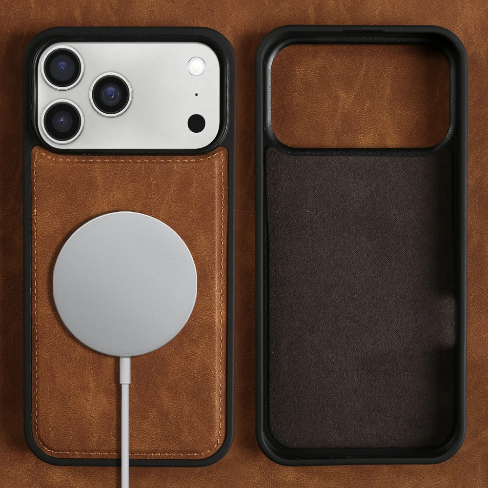 For Magsafe Leather Case For iphone 12 13 14 15 16 17 Pro Max 17e 16e Air Phone Case Magnetic Back Cover 17Pro 16Pro 15Pro Max
For Magsafe Leather Case For iphone 12 13 14 15 16 17 Pro Max 17e 16e Air Phone Case Magnetic Back Cover 17Pro 16Pro 15Pro Max