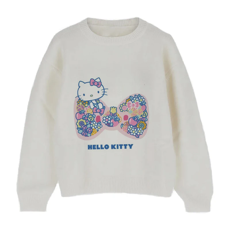 Women Autumn Winter Sanrio Fashion Knitted Round Neck Sweaters Y2K Vintage Hello Kitty Couple Loose Harajuku Pullover Sweater
Women Autumn Winter Sanrio Fashion Knitted Round Neck Sweaters Y2K Vintage Hello Kitty Couple Loose Harajuku Pullover Sweater