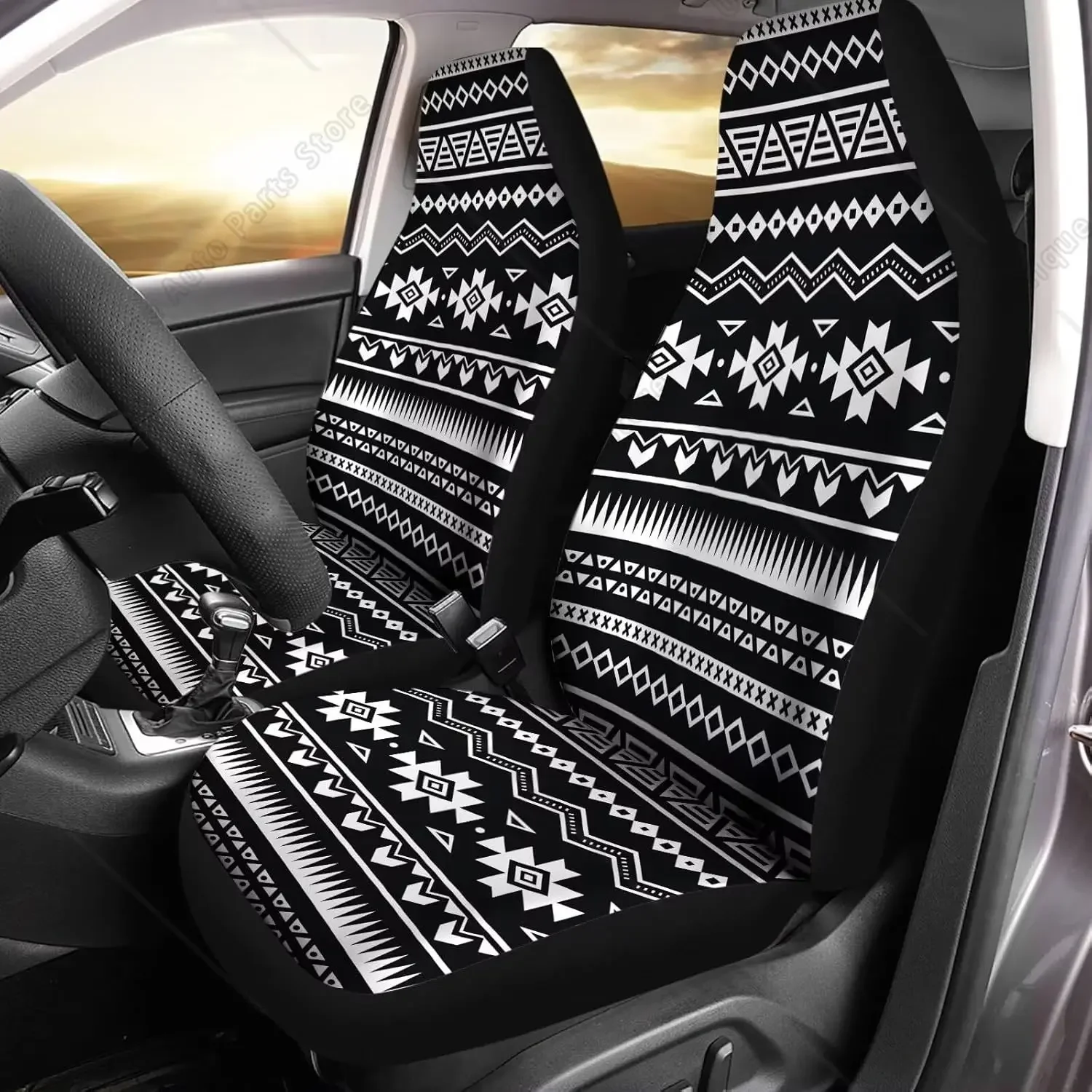 Aztec Southwest Print Automobile Seat Cover Sets Car Accessories Interior Decor Set of 2 Car Seat Protectors for Car Truck SUVs
Aztec Southwest Print Automobile Seat Cover Sets Car Accessories Interior Decor Set of 2 Car Seat Protectors for Car Truck SUVs