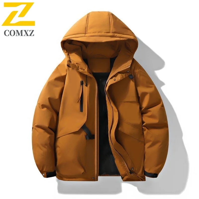 COMXZ 2025 Mens Windproof Cotton Jacket Thickened Winter outdoor waterproof and windproof Couple Coat lightweight windbreaker
COMXZ 2025 Mens Windproof Cotton Jacket Thickened Winter outdoor waterproof and windproof Couple Coat lightweight windbreaker