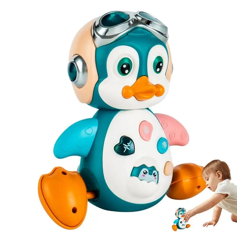 Crawling Toy Boys & Girls Penguin Moving Infant Toys Preschool Educational Development Toy With Light And Music Dancing Singing
Crawling Toy Boys & Girls Penguin Moving Infant Toys Preschool Educational Development Toy With Light And Music Dancing Singing