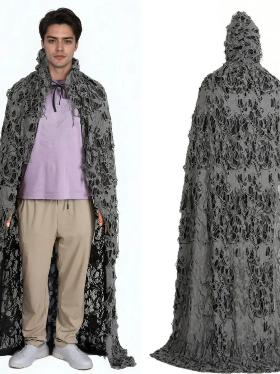 Halloween Costume Adult Children's Hooded Tattered Robe Ghost Festival Death God Dress up Cloak Party Stage Performance Wear
Halloween Costume Adult Children's Hooded Tattered Robe Ghost Festival Death God Dress up Cloak Party Stage Performance Wear