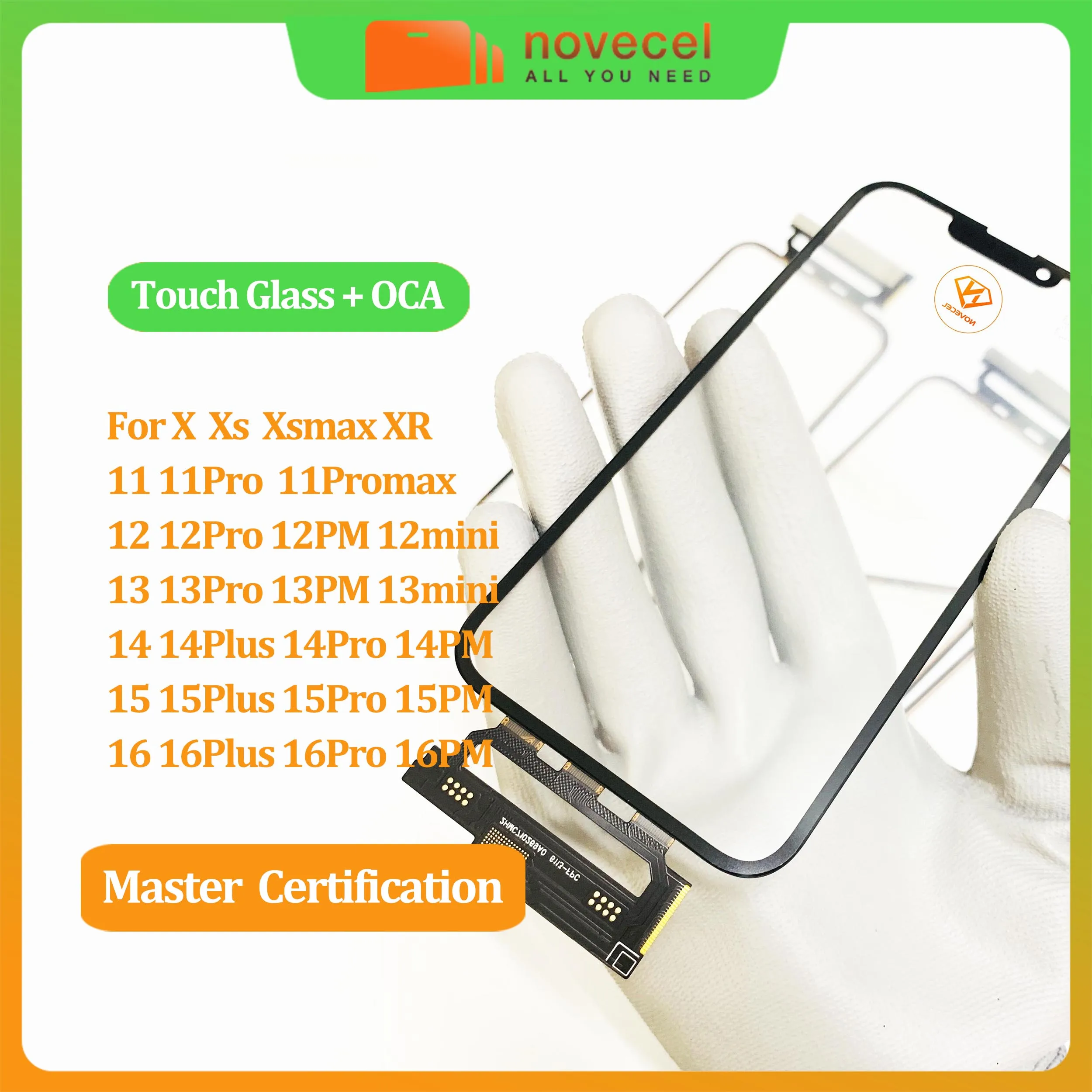 5pc 100% OEM Quality Touch Digitizer Sensor Glass with OCA For iPhone 1514 13 12 11 Pro Max Digitizer Front Glass Panel Repair
5pc 100% OEM Quality Touch Digitizer Sensor Glass with OCA For iPhone 1514 13 12 11 Pro Max Digitizer Front Glass Panel Repair
