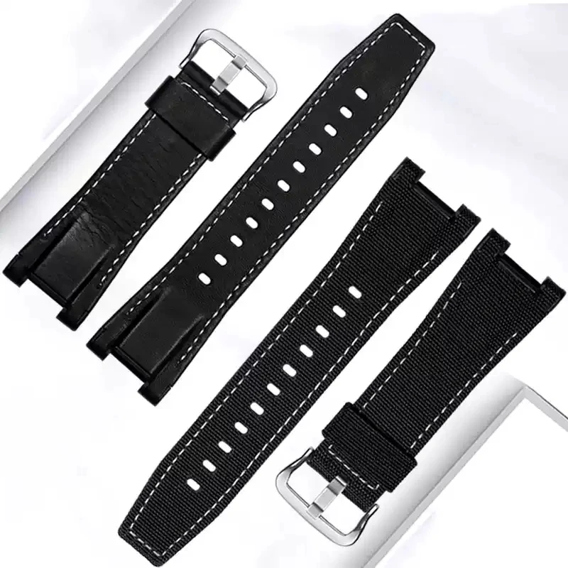 For Casio Watch Strap GST-S130 / S110 / S120 / W130 / B100 / W300 Genuine Leather Nylon Men's Watch Band accessories 24-16mm
For Casio Watch Strap GST-S130 / S110 / S120 / W130 / B100 / W300 Genuine Leather Nylon Men's Watch Band accessories 24-16mm