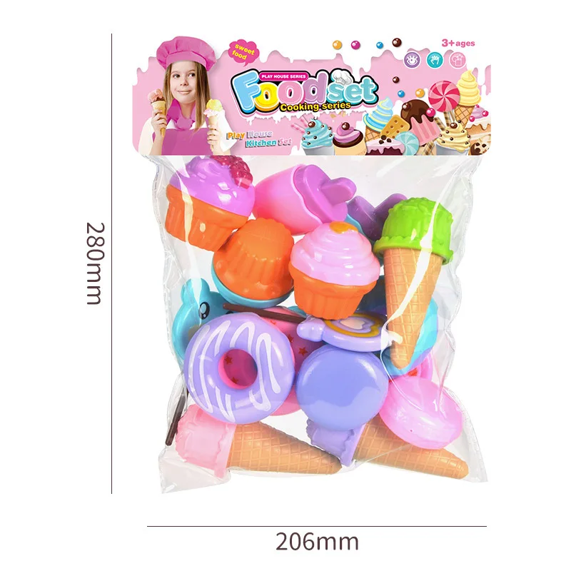 1Set Children Play House Toy Simulation Afternoon Tea Dessert Food Play Candy Ice Cream Cake Donut Set Of Kitchen Toy Kids Gift
1Set Children Play House Toy Simulation Afternoon Tea Dessert Food Play Candy Ice Cream Cake Donut Set Of Kitchen Toy Kids Gift