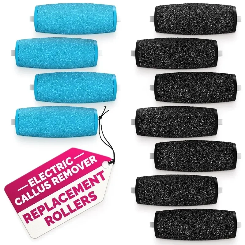 11Pcs Replacement Rollers for Electric Callus Remover for Feet - 7 Extra Coarse and 4 Regular Coarse Foot Callus Remover Tool
11Pcs Replacement Rollers for Electric Callus Remover for Feet - 7 Extra Coarse and 4 Regular Coarse Foot Callus Remover Tool