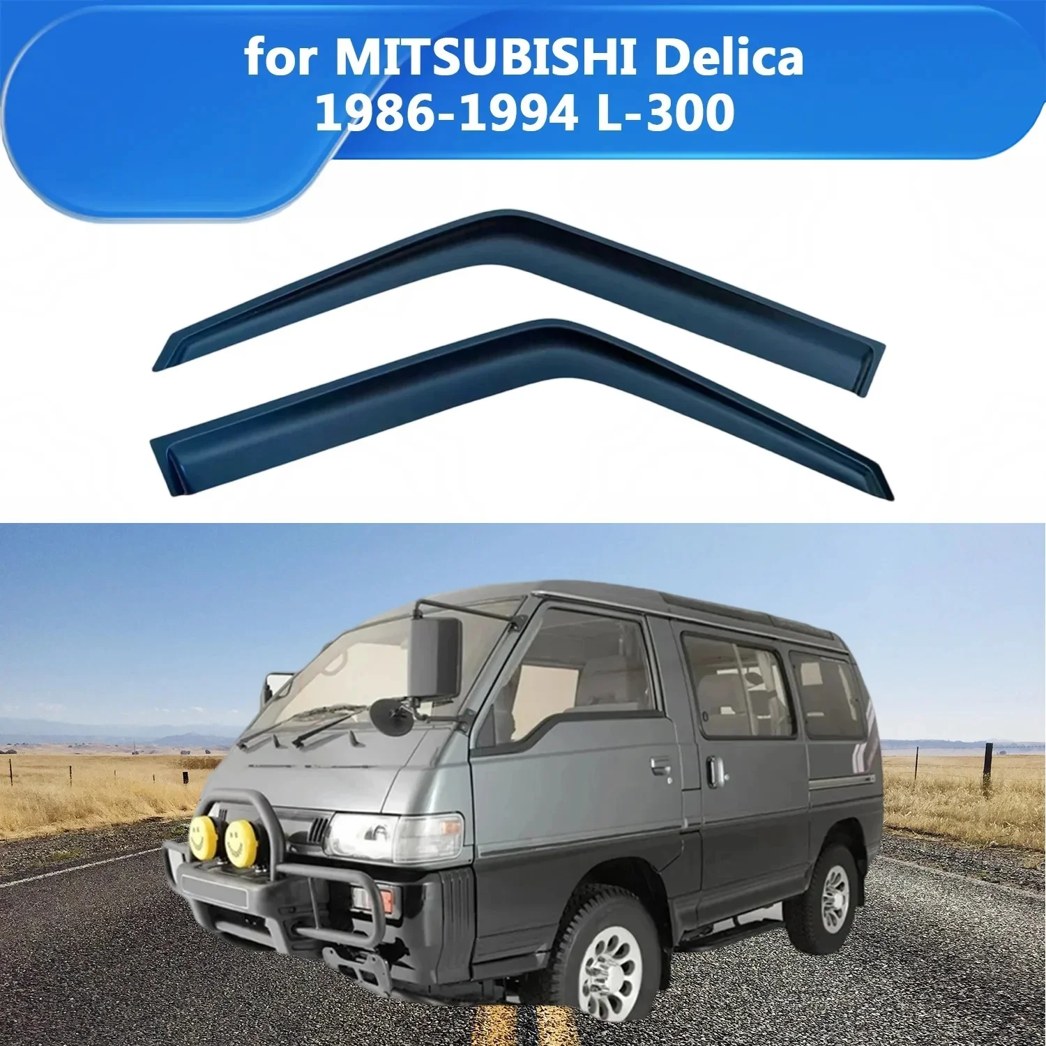 FOR MITSUBISHI Delica L-300 1986-1992 1993 1994 Side Window Visor Rain Guard Side Vent Deflector Weathershield Outside-Mount
FOR MITSUBISHI Delica L-300 1986-1992 1993 1994 Side Window Visor Rain Guard Side Vent Deflector Weathershield Outside-Mount