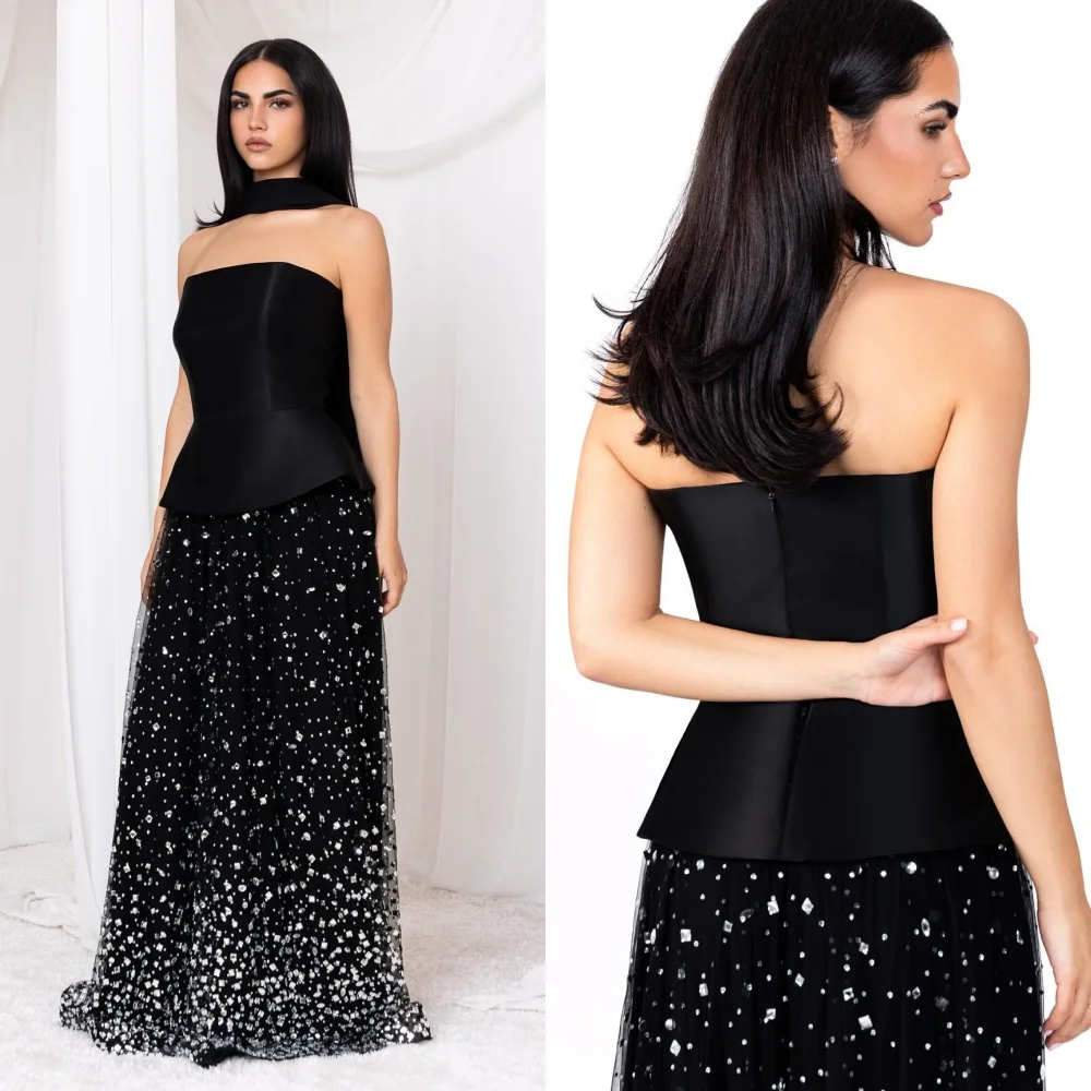 Customized Modern Style Charmeuse Sequined Pleat A-line Strapless Long Dresses Bespoke Occasion Prom Sparkle Pastrol
Customized Modern Style Charmeuse Sequined Pleat A-line Strapless Long Dresses Bespoke Occasion Prom Sparkle Pastrol