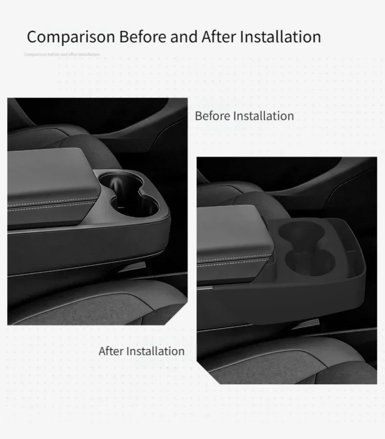 Central Cup Holder Storage Box for Tesla For Model Y Standard 2025 2026 with 5 Compartments Silicone Waterproof
Central Cup Holder Storage Box for Tesla For Model Y Standard 2025 2026 with 5 Compartments Silicone Waterproof