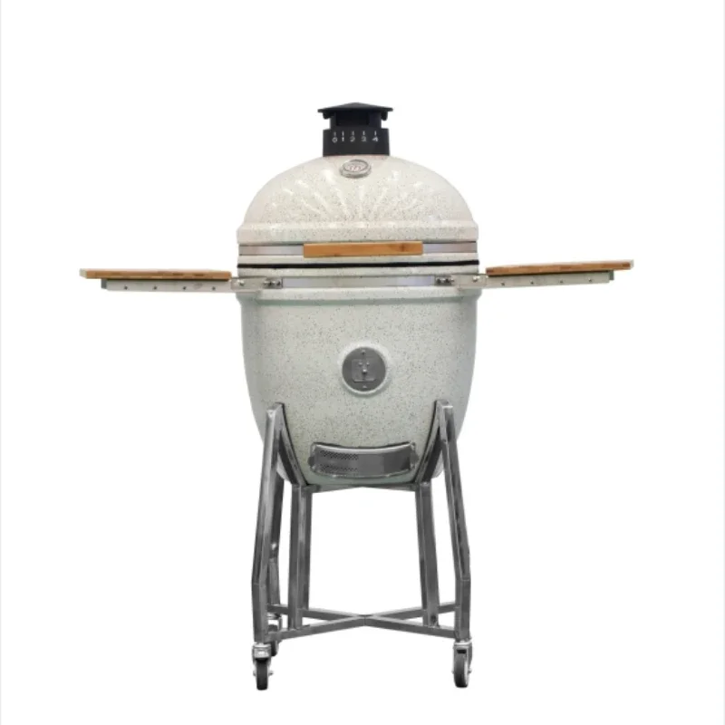 22-дюймовый MCD Kamado, барбекю на заднем дворе, вечеринка у бассейна, с ароматической кухней для полива рта с традиционными мексиканскими вкусами.
22-дюймовый MCD Kamado, барбекю на заднем дворе, вечеринка у бассейна, с ароматической кухней для полива рта с традиционными мексиканскими вкусами.